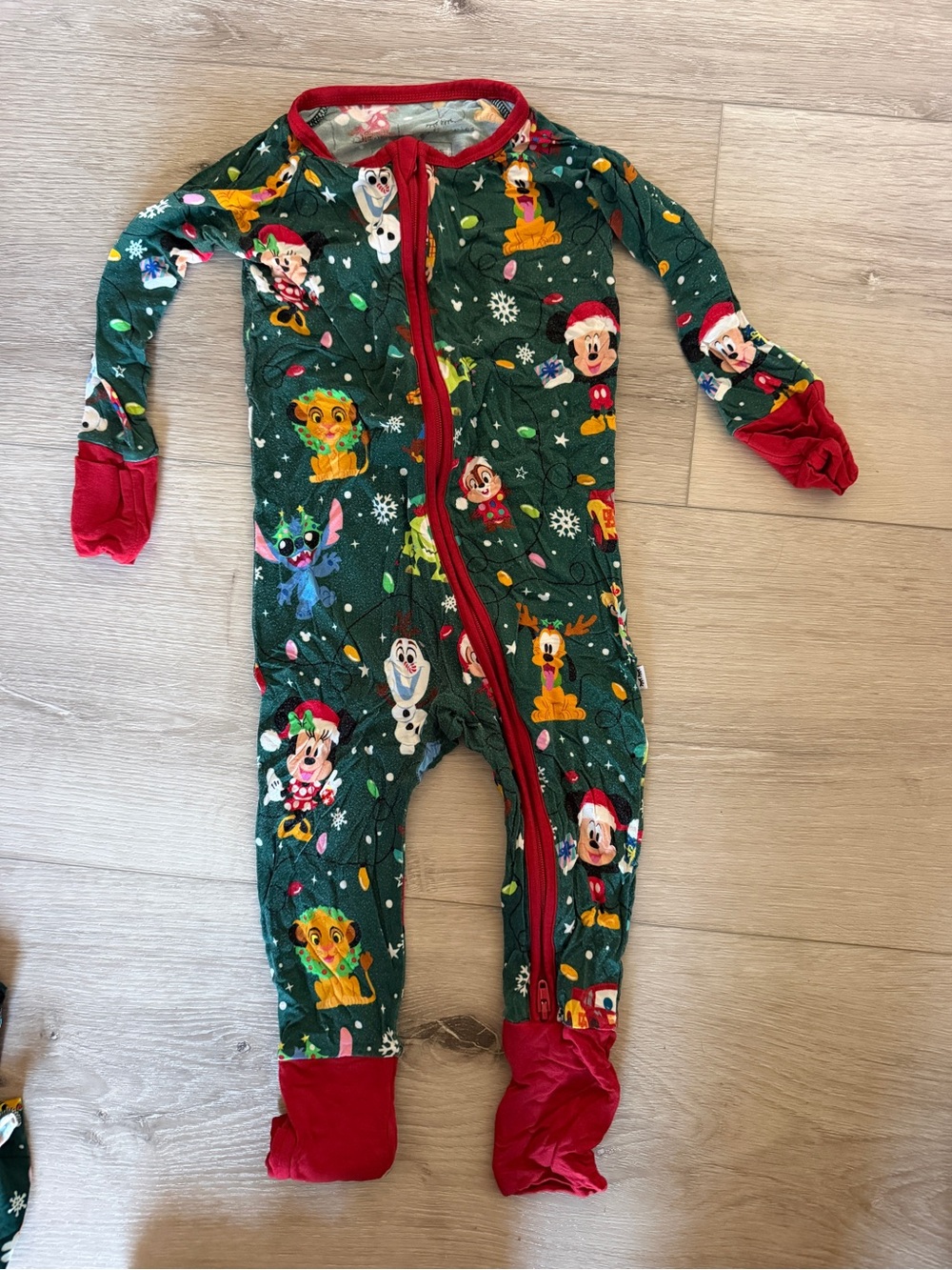 Little Sleepies Disney Pixar Christmas - 6-12 months